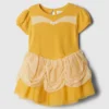 Gap × Disney Miminka a Batolata Šaty z tylu s princeznou Belle