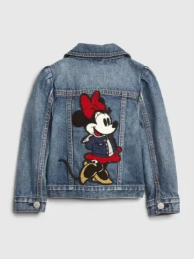 GAP × Disney Miminka a Batolata Džínová bunda s motivem Minnie Mouse