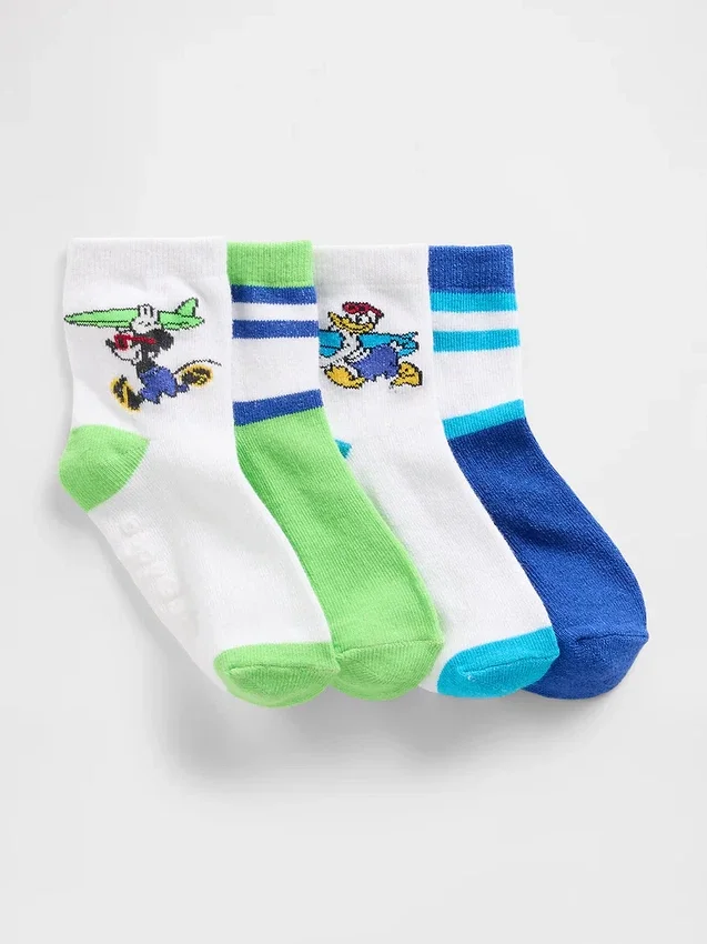 GAP × Disney Miminka a Batolata – čtvrtinové ponožky