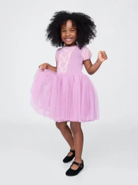 GAP × Disney Miminka a Batolata Tylové šaty Rapunzel