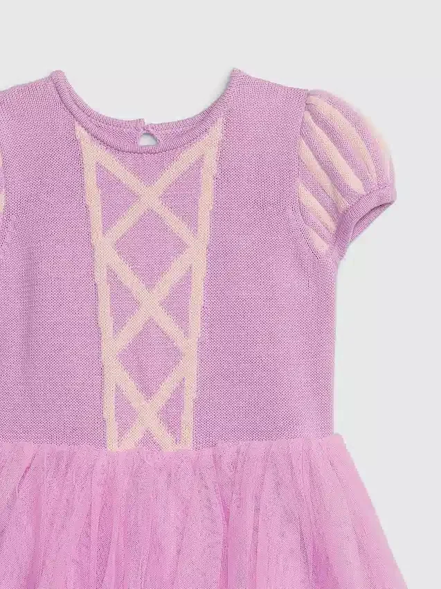 GAP × Disney Miminka a Batolata Tylové šaty Rapunzel