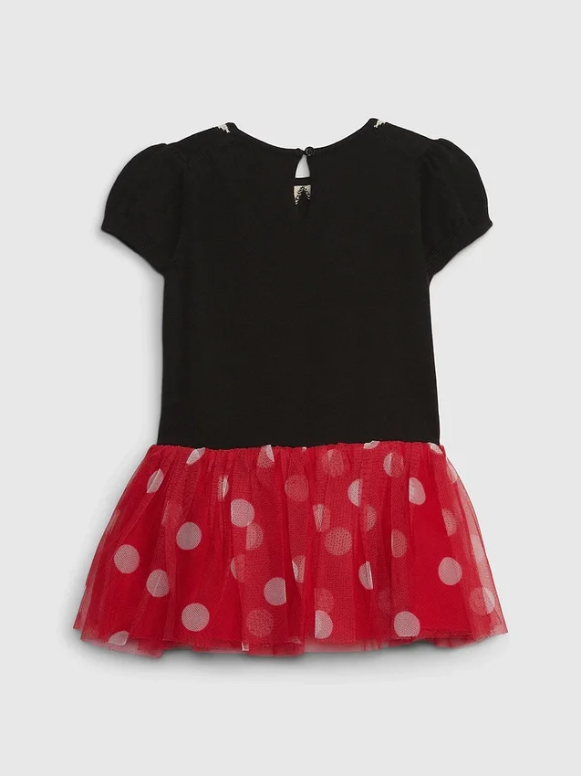 Gap × Disney Miminka a Batolata Tylové šaty s motivem Minnie Mouse