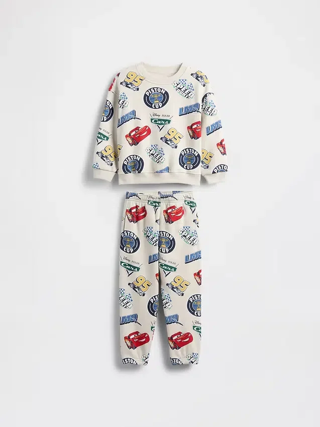 GAP × Disney Miminka a Batolata Vintagesoft Cars – set s mikinou