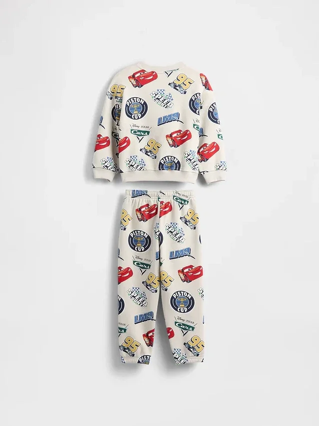 GAP × Disney Miminka a Batolata Vintagesoft Cars – set s mikinou