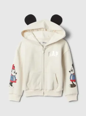 GAP × Disney Miminka a Batolata Vintagesoft mikina s kapucí a 3D motivy