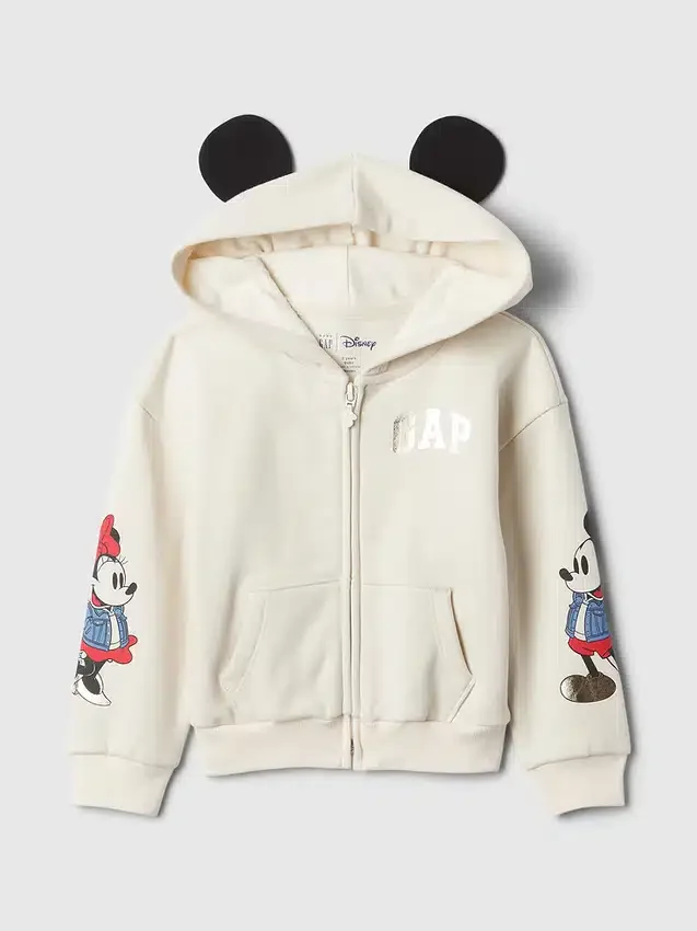 GAP × Disney Miminka a Batolata Vintagesoft mikina s kapucí a 3D motivy