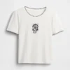 Gap × Disney: Moderní tričko s úzkým střihem „Tim Burton’s The Nightmare Before Christmas“