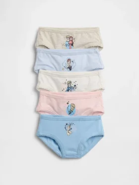 GAP × Disney – organické strečové bavlněné kalhotky pro batolata (balení po 5 kusech)