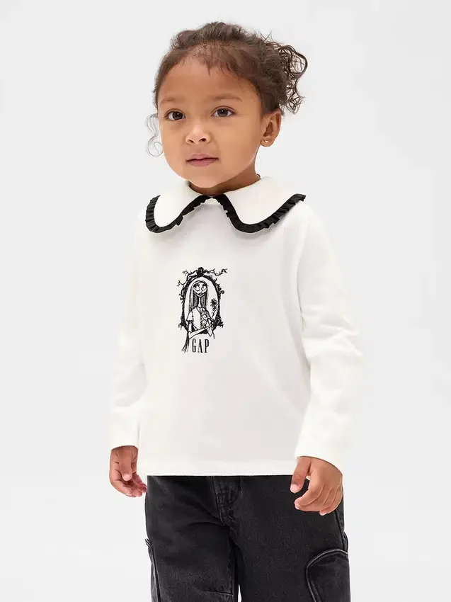GAP × Disney: Tim Burton – Noční můra před Vánocemi – námořnická blůzka pro Miminka a Batolata