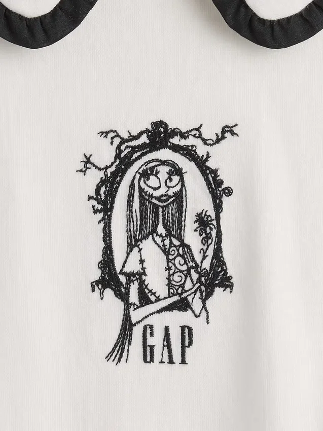 GAP × Disney: Tim Burton – Noční můra před Vánocemi – námořnická blůzka pro Miminka a Batolata