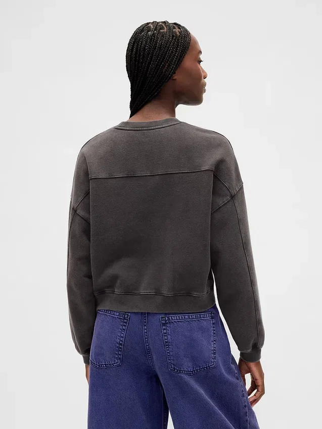 GAP × Disney Tim Burton: Noční můra před Vánocemi – těžká mikina s motivem lebky