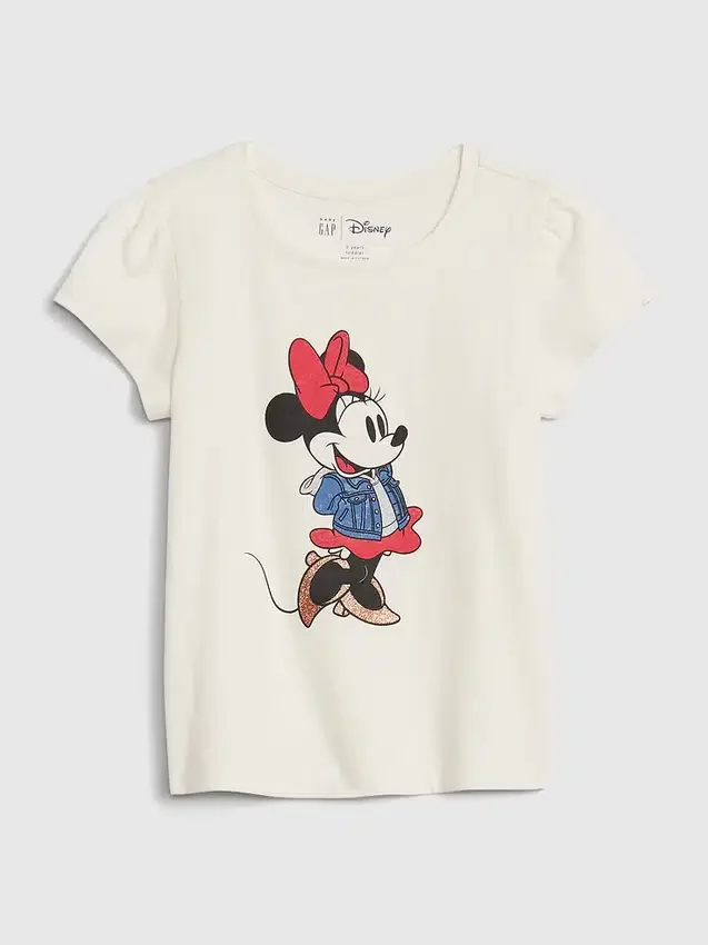 GAP × Disney Tričko s potiskem Minnie Mouse pro Miminka a Batolata