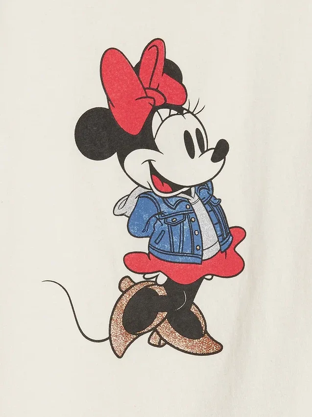 GAP × Disney Tričko s potiskem Minnie Mouse pro Miminka a Batolata