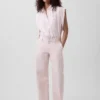 GAP × Hfr Růžové volné džíny s nízkým pasem z kolekce Nicole Benefield