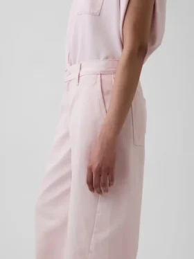 GAP × Hfr Růžové volné džíny s nízkým pasem z kolekce Nicole Benefield