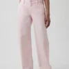 GAP × Hfr Růžové volné džíny s nízkým pasem z kolekce Nicole Benefield