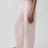 GAP × Hfr Růžové volné džíny s nízkým pasem z kolekce Nicole Benefield