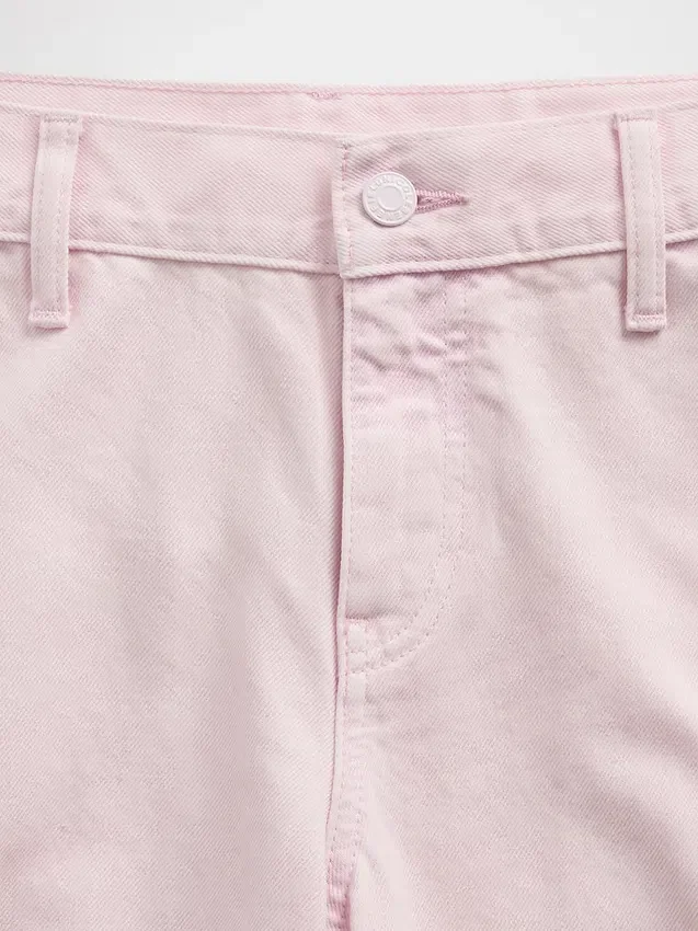 GAP × Hfr Růžové volné džíny s nízkým pasem z kolekce Nicole Benefield