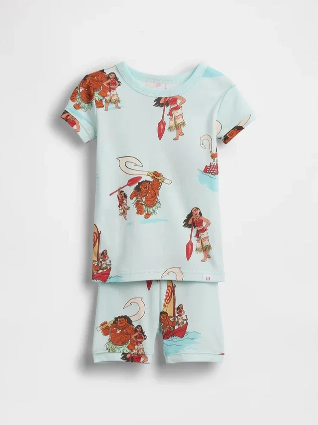 Gap × Miminka a Batolata – set pyžamových šortek z organické česané bavlny