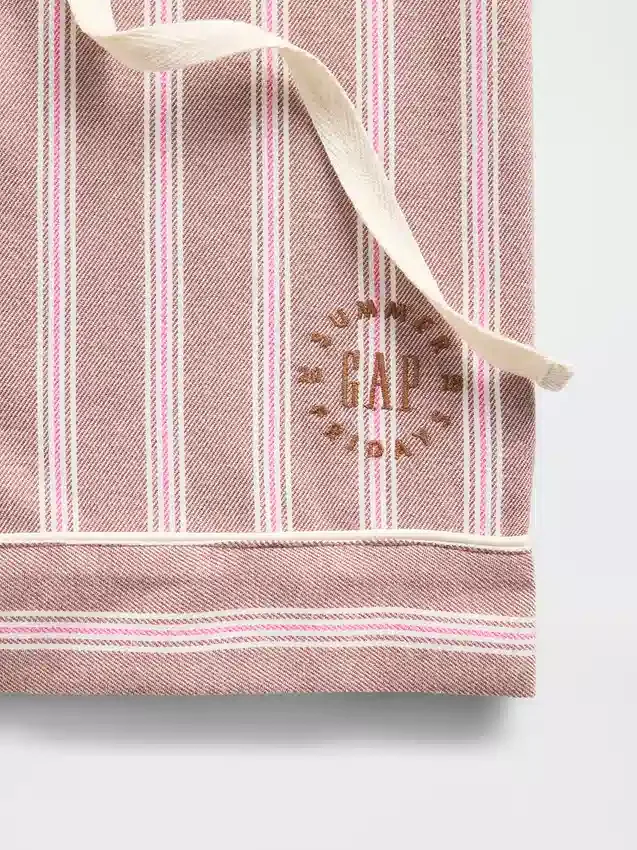 GAP × Summer Fridays Flanelové pruhované pyžamové šortky