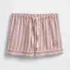 GAP × Summer Fridays Flanelové pruhované pyžamové šortky
