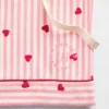 GAP × Summer Fridays Flanelové pyžamové šortky s motivem srdíček