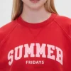 Gap × Summer Fridays Oversized mikina s raglánovými rukávy a logem