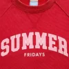 Gap × Summer Fridays Oversized mikina s raglánovými rukávy a logem