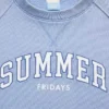 Gap × Summer Fridays Oversized mikina s raglánovými rukávy a logem