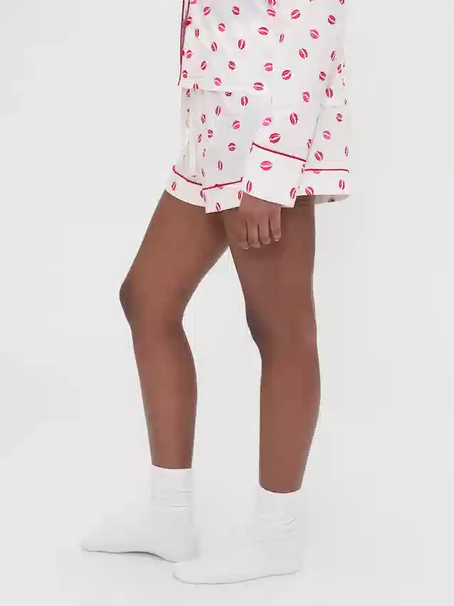 GAP × Summer Fridays Poplin Kiss pyžamové šortky