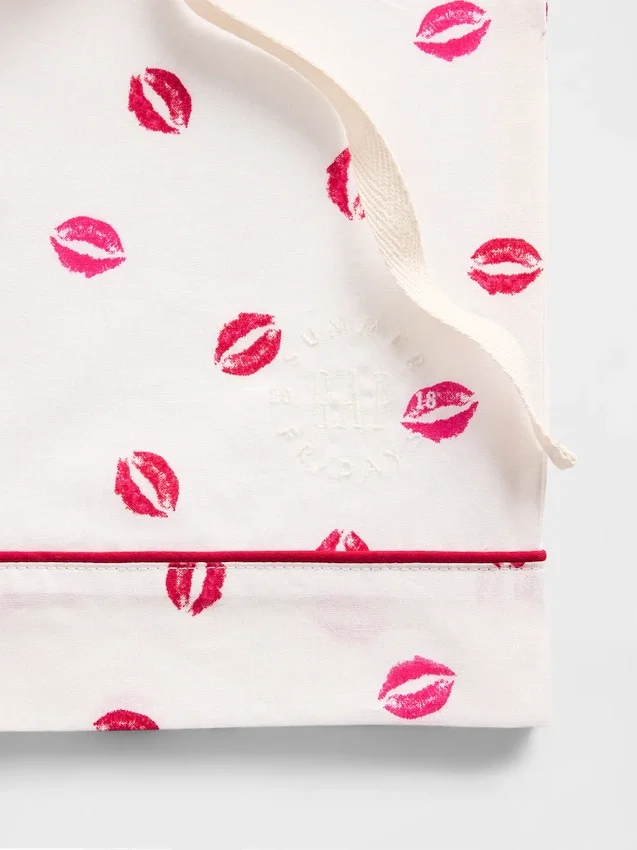 GAP × Summer Fridays Poplin Kiss pyžamové šortky