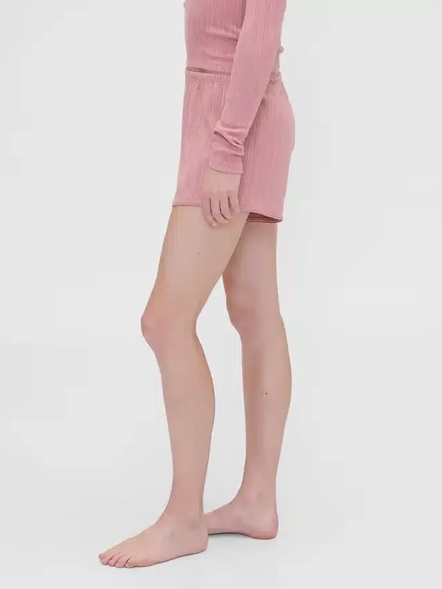 GAP × Summer Fridays Pyžamové šortky s pointelle vzorem