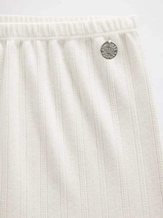 GAP × Summer Fridays Pyžamové šortky s pointelle vzorem
