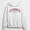 Gap × Summer Fridays Těžká oversized mikina s kapucí a logem