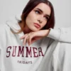Gap × Summer Fridays Těžká oversized mikina s kapucí a logem