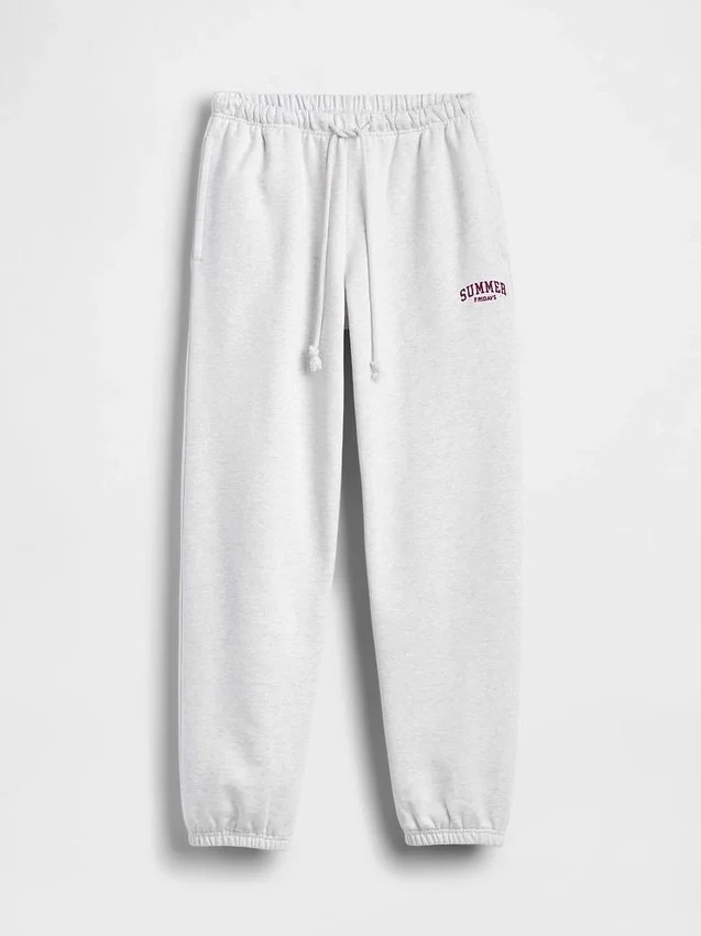 GAP × Summer Fridays Těžké volné joggery s logem