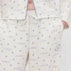 GAP × Summer Fridays Volné flanelové pyžamové kalhoty s tečkami