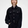 GAP × Victoria Beckham Volná zkrácená džínová bunda