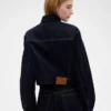 GAP × Victoria Beckham Volná zkrácená džínová bunda