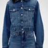 GAP × Victoria Beckham Volná zkrácená džínová bunda