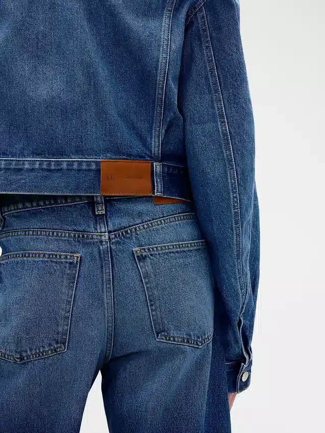 GAP × Victoria Beckham Volná zkrácená džínová bunda
