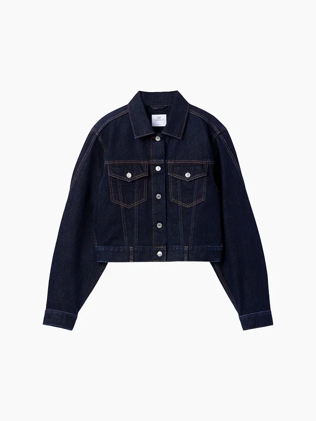 GAP × Victoria Beckham Volná zkrácená džínová bunda