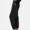 GapFit Tech Joggingové kalhoty s vysokým pasem a zipem na lemu