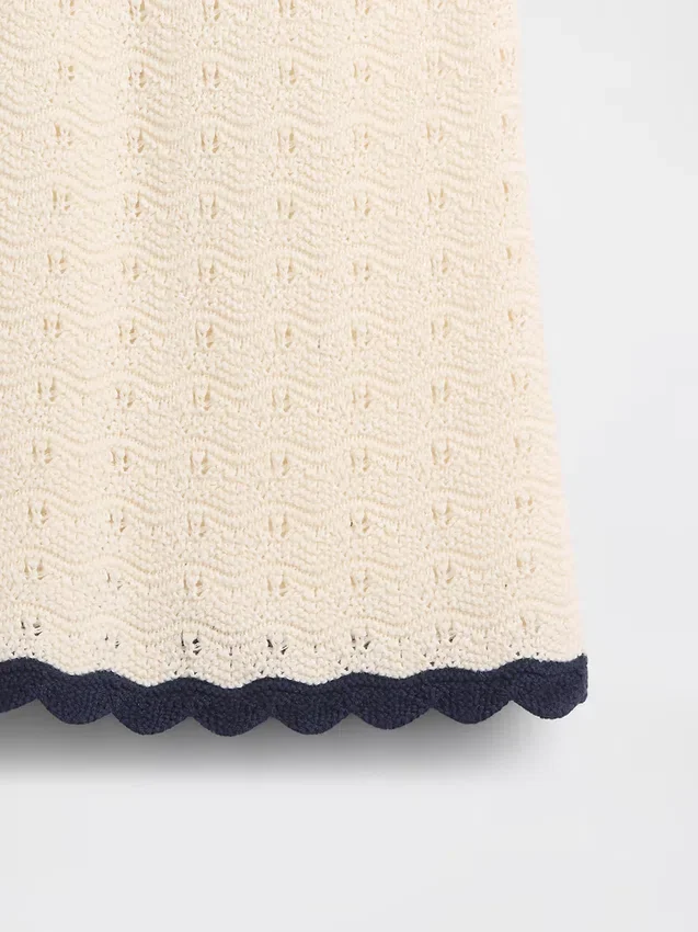 Háčkované šaty bez ramínek pro batolata
