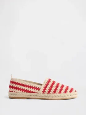 Háčkované espadrilky