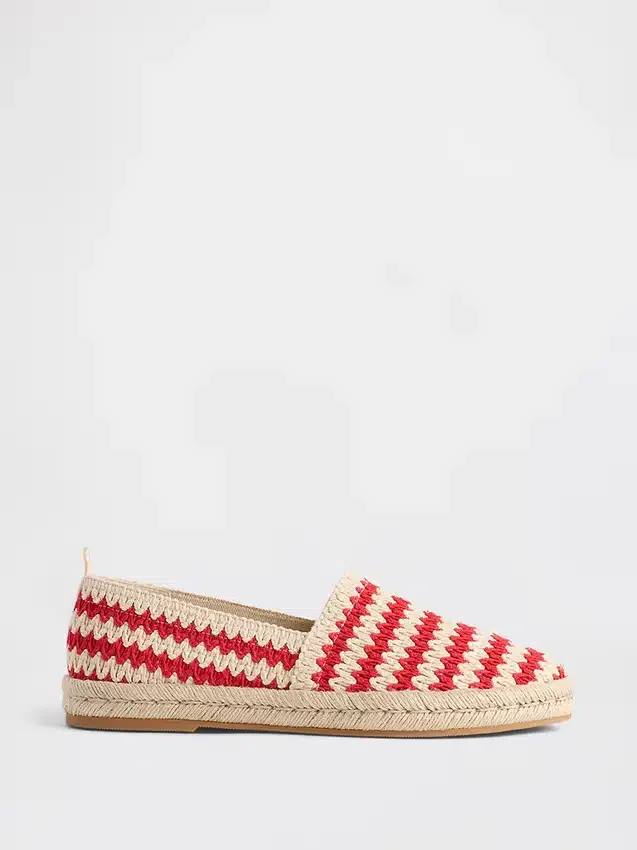 Háčkované espadrilky