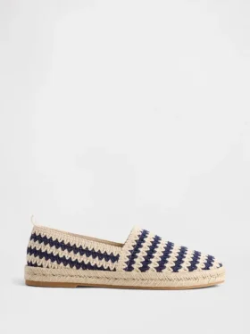 Háčkované espadrilky