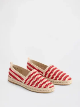 Háčkované espadrilky