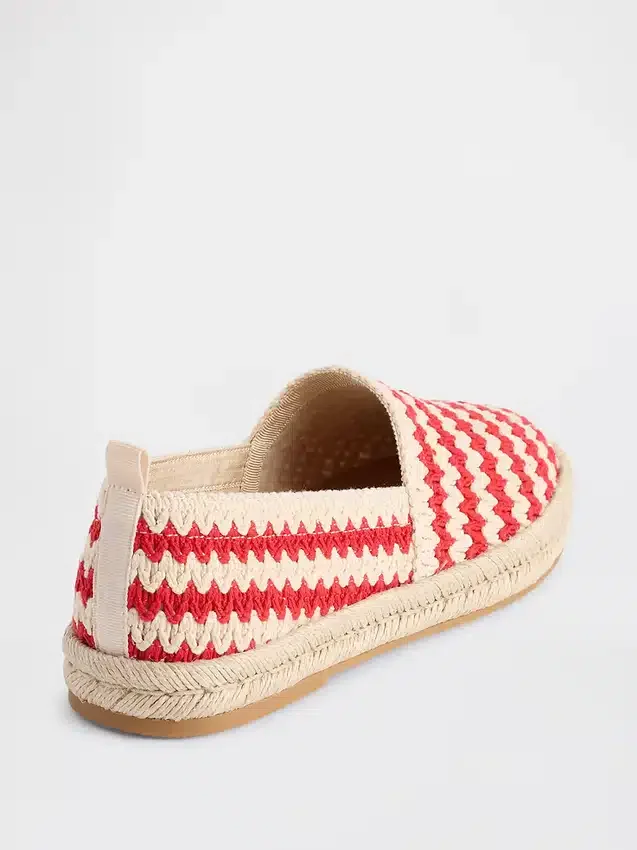 Háčkované espadrilky