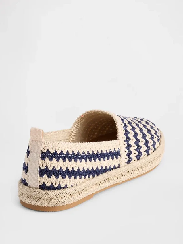 Háčkované espadrilky